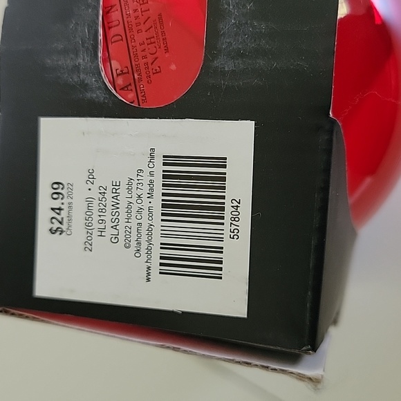 Rae Dunn Set of 2 Stemless Glasses - Picture 3 of 4